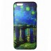 iPhone 6 6s 4.7 - Van Gogh TPU IMD Matte Soft Full Case Printing Protective Cover Case - Starlight Over the Rhone